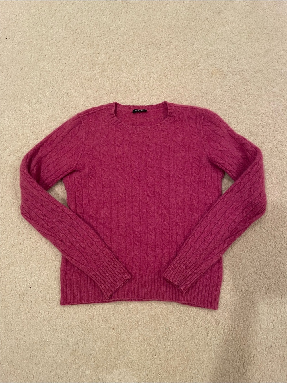 Magaschoni Cashmere Crewneck Sweater - Raspberry Pink